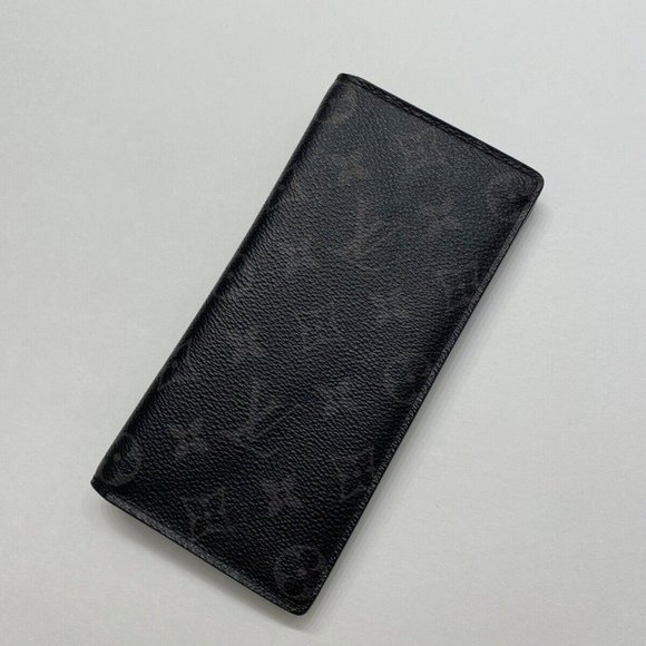 Louis Vuitton Monogram Eclipse Taigarama Brazza Long Wallet - Picture 4 of 16